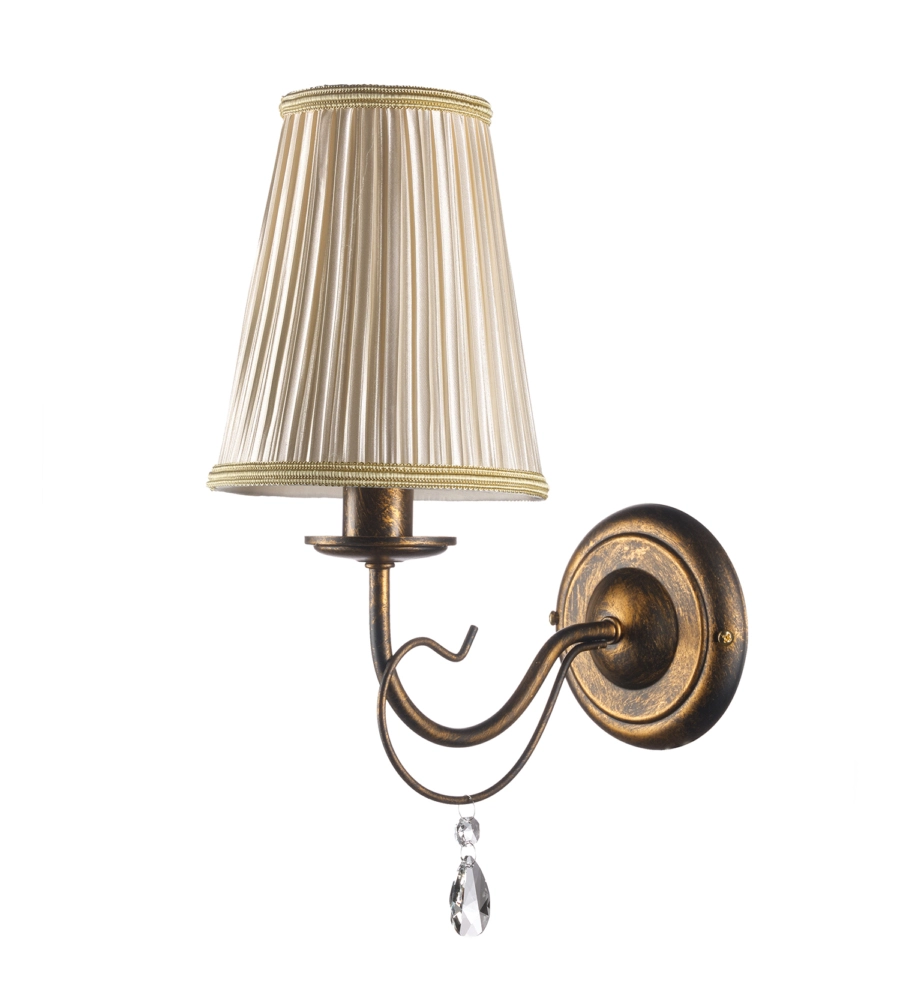 APPLIQUE 1 LUCE ONLI "DELIA" BRONZO E14